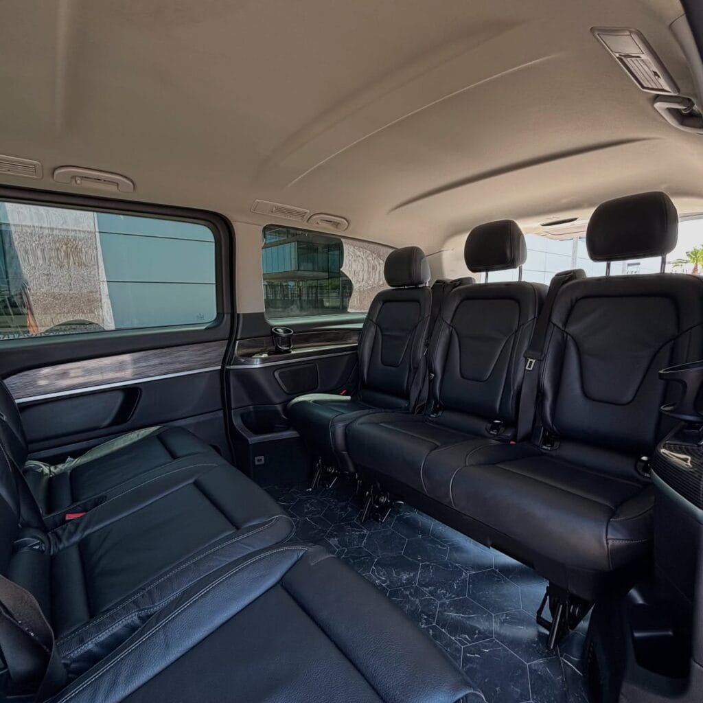 Interior real de nuestra Mercedes V-Class