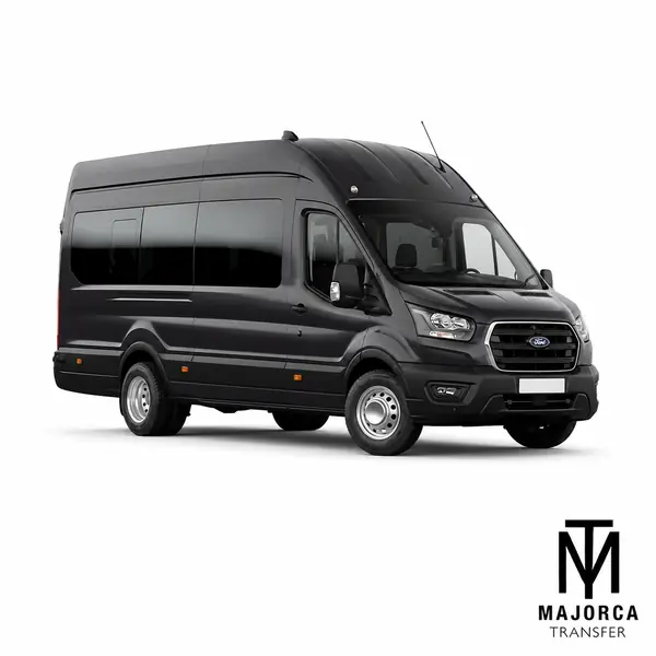 Private minibus vehicle illustration